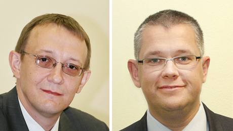 editel sekce eGovernmentu na eské pot Petr Stiegler (vlevo) a námstek pro informatiku na ministerstvu vnitra Jaroslav Chýlek.