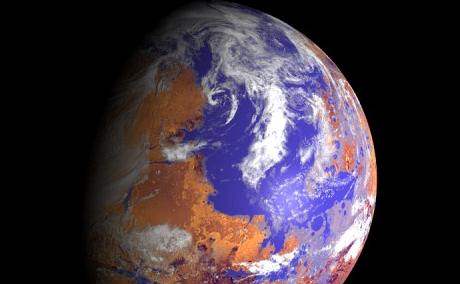 Sever Marsu byl podle vdc zalit oceánem.