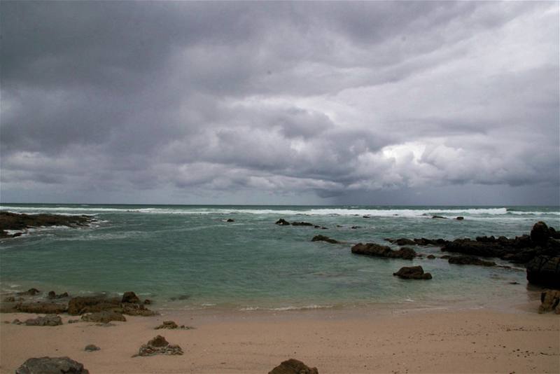 Jihoafrická republika. Pohled z Mysu stelky. Atmosféra na Cape Agulhas nás uchvátila