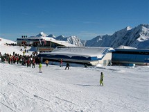 Rakousko, Stubai. Stanice Gamsgarten ve vi 2620 m