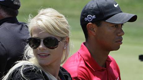 Elin Nordegrenov a Tiger Woods.