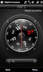 HTC HD2 - kompas