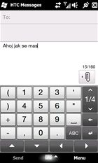 HTC HD2 - SMS, emaily a telefonovn