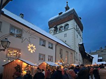 Rakousko, vnon trh ve vorarlberskm Bregenzer Oberstadt