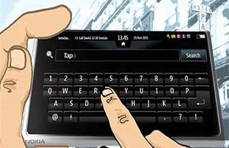 Finská Nokia vypustila koncept telefonu s chybjícími klávesami