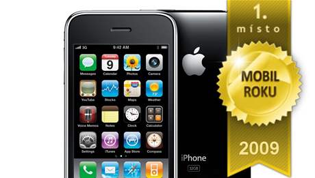 Mobil roku 2009 - první místo obsadil Apple iPhone 3GS