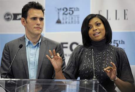 Taraji P. Hensonov a Matt Dillon oznamuj nominace na Spirit Awards 2009