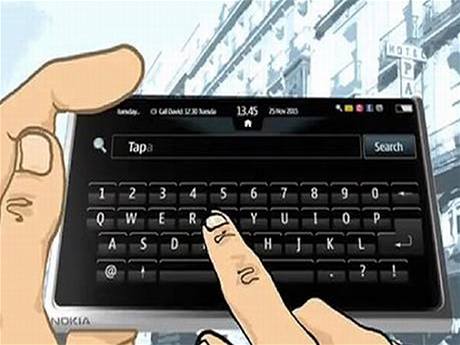 Finská Nokia vypustila koncept telefonu s chybjícími klávesami