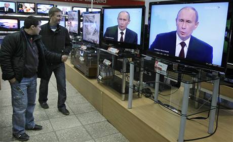 Rusk premir Vladimir Putin v poadu Otzky a odpovdi (3. prosince 2009)