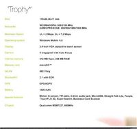 HTC Trophy specifikace