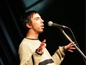 Finle Slam Poetry v Brn, soutc se jmnem Dan Binko