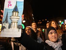 Muslimov ve vcarskm Lausanne protestuj proti zkazu minaret v zemi