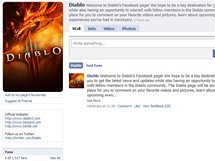 Diablo na sociln sti Facebook