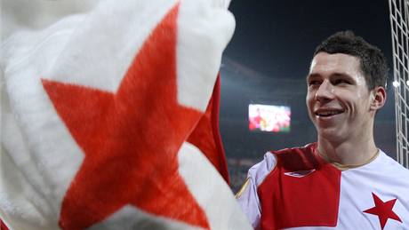 Marek Suchý se loučil s fanoušky Slavie. Marek Suchý se loučil s fanoušky Slavie.