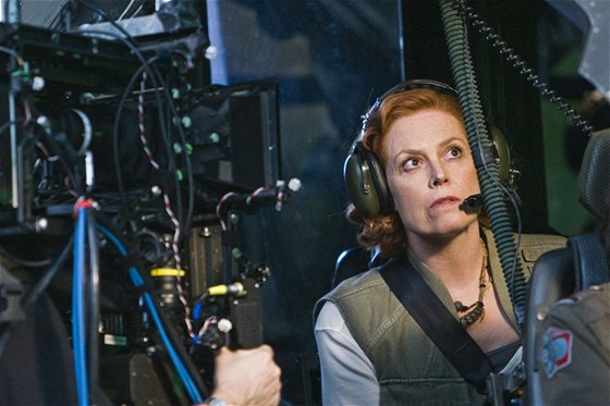 Hereka Sigourney Weaverová pi natáení sci-fi Avatar