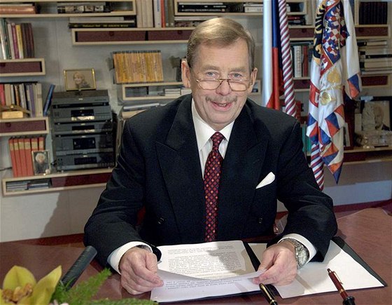 Václav Havel - zde jet v roli prezidenta.