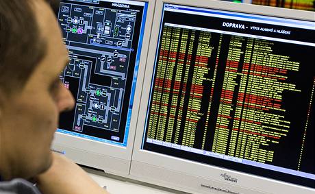 Centrln dispeink d na Strahov d provoz pti praskch tunel (11. prosince 2009)