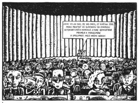 Max Andersson: Bosensk plackopes (ukzka z komiksu)