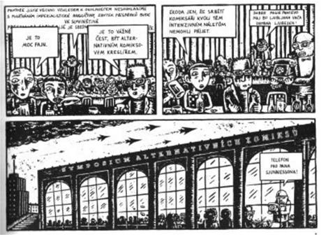 Max Andersson: Bosensk plackopes (ukzka z komiksu)