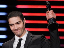 Francouzsk herec Tahar Rahim pevzal od Evropsk filmov akademie cenu za vkon ve filmu Prorok