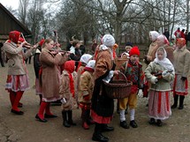 Skanzen v Kouimi, kolednci