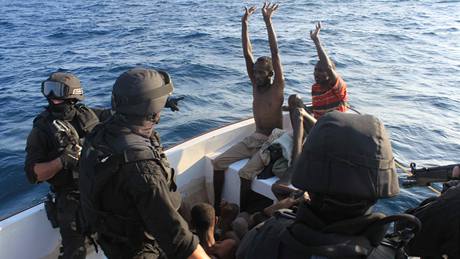 Zátah jednotek proti somálským pirátm (Ilustraní foto)