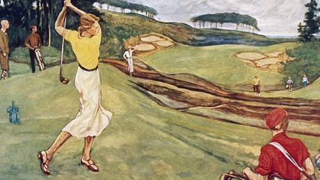 eny svádly boj za rovnoprávnost na golfu i za faistického Nmecka, kdy vznikl tento obraz.