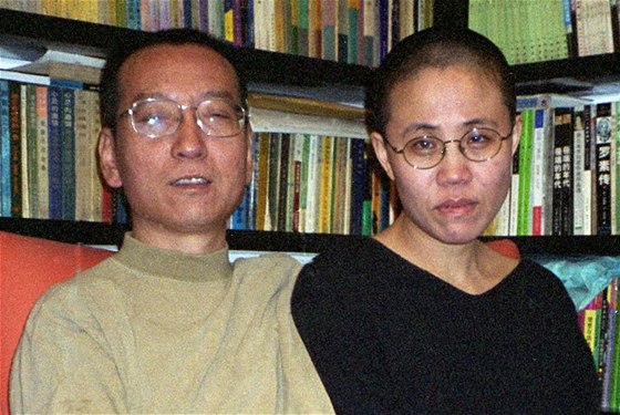 ínský disident Liou Siao-po s manelkou