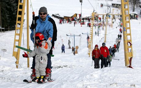 Kruné hory, Pernink, ski areál Velflink, 29.12.2009