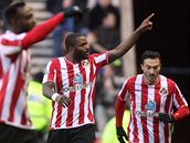 Darren Bent (uprosted) ze Sunderlandu prv vstelil gl.