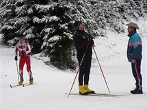 Slovensko, beck stopa na Skalce v Kremnickch vrch