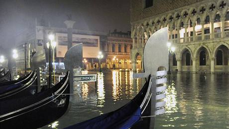 Italské Benátky pod vodou. (23. prosince 2009)