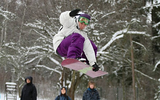 Brnnský snow park v ertov rokli