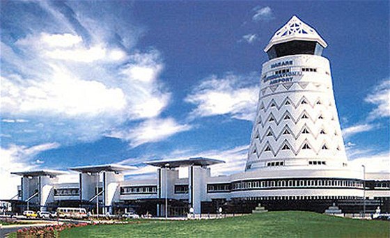 Terminál mezinárodního letit v zimbabwském Harare.