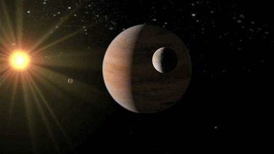 Vizualizace exoplanety