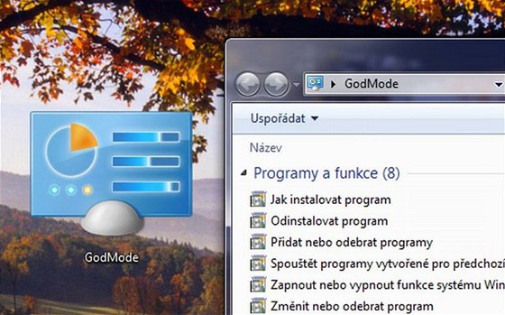 GodMode - mnoho povyku pro nic ukazuje, e uivatelé jet nezjistili, co vechno Windows 7 umí i bez trik