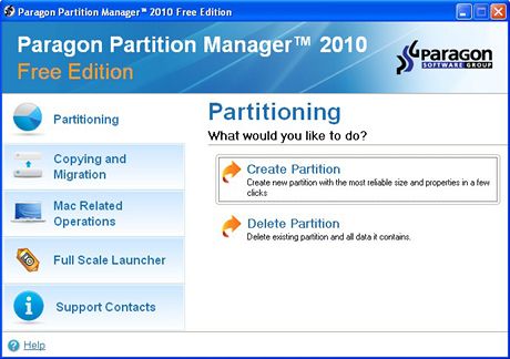 Partition Manager 2010 Free Edition