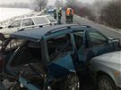 Hromadn nehoda u Kralup nad Vltavou (6. 1. 2010)