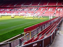 Velk Britnie, Manchester. Old Trafford - stadion klubu Manchester United