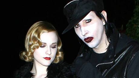 Marilyn Manson s Evan Rachel Woodovou Marilyn Manson s Evan Rachel Woodovou