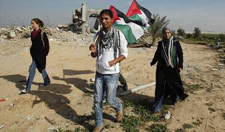 Demonstrace na palestinském území (ilustraní foto)