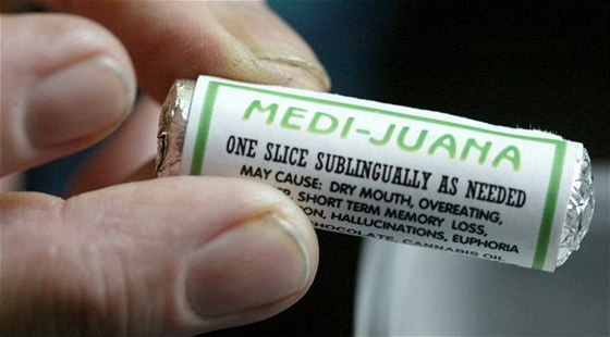 Marihuana na lékaský pedpis. Ilustraní foto.