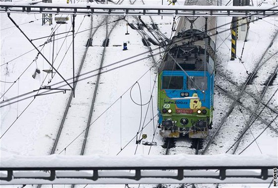 Problémy mají pi cest do Prahy zejména rychlíky. Ilustraní foto