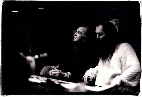 Johnny Cash a Rick Rubin ve studiu