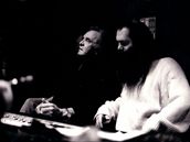 Johnny Cash a Rick Rubin ve studiu