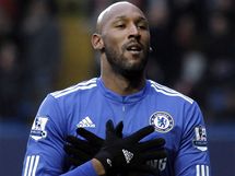 Nicolas Anelka z Chelsea se raduje z glu