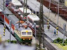 Na vstav modelov eleznice v Krlovstv eleznic v Praze byla otevena st znzorujc model steckho kraje. 