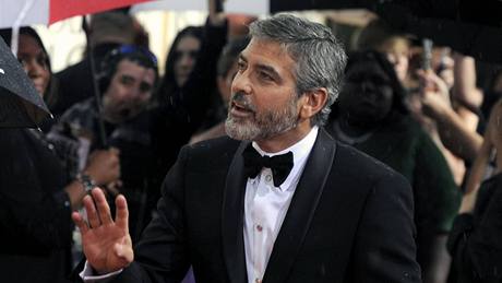 Zlaté glóby 2010 - George Clooney, hvzda fimu Lítám v tom