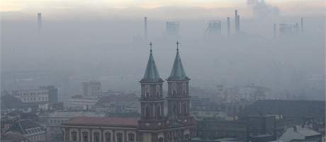 Smog v Ostrav. Ilustraní foto