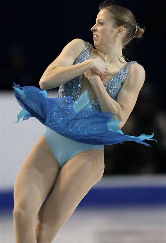 Mistryn Evropy v krasobruslení Carolina Kostnerová z Itálie.